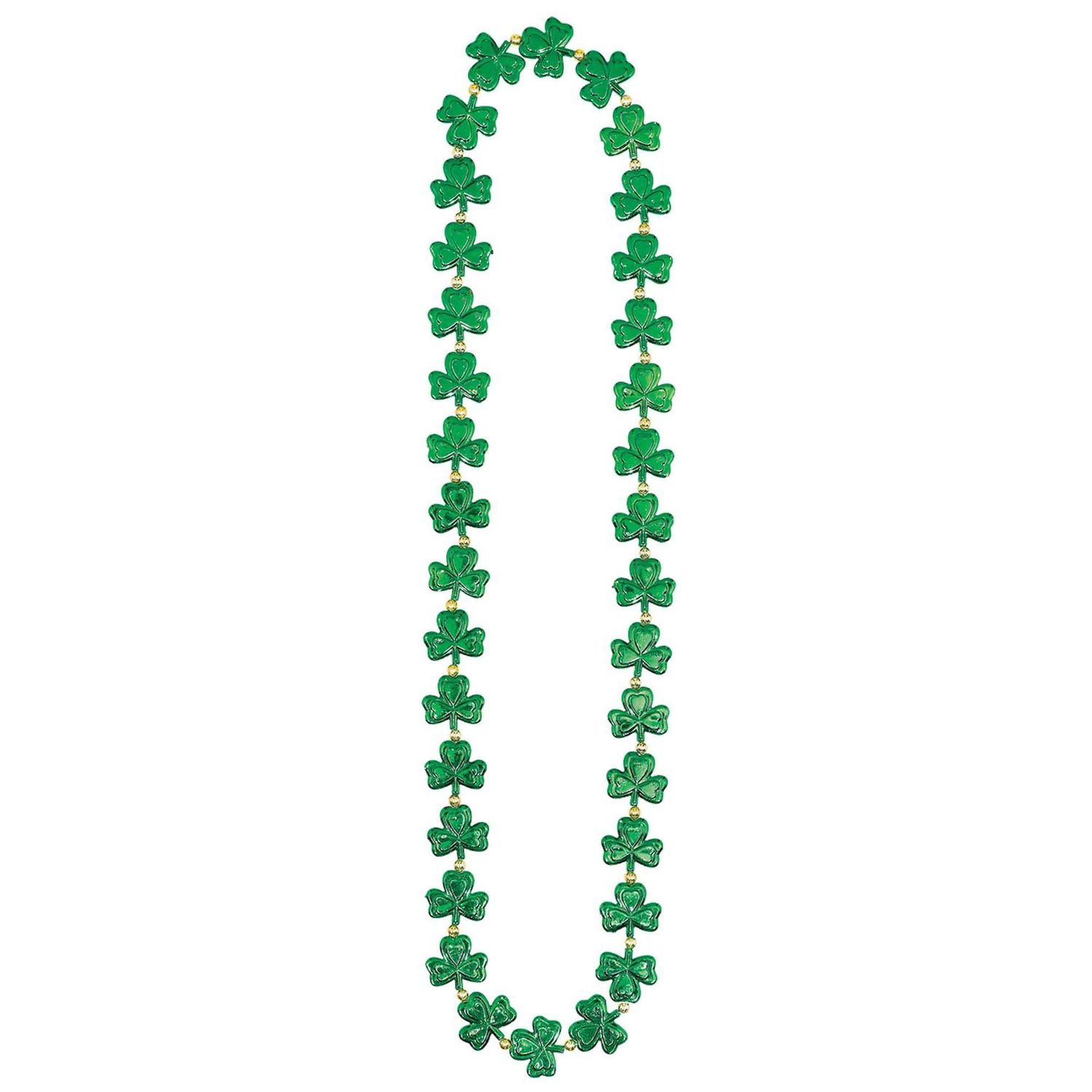 Shamrock Frenzy Necklace 36&quot;