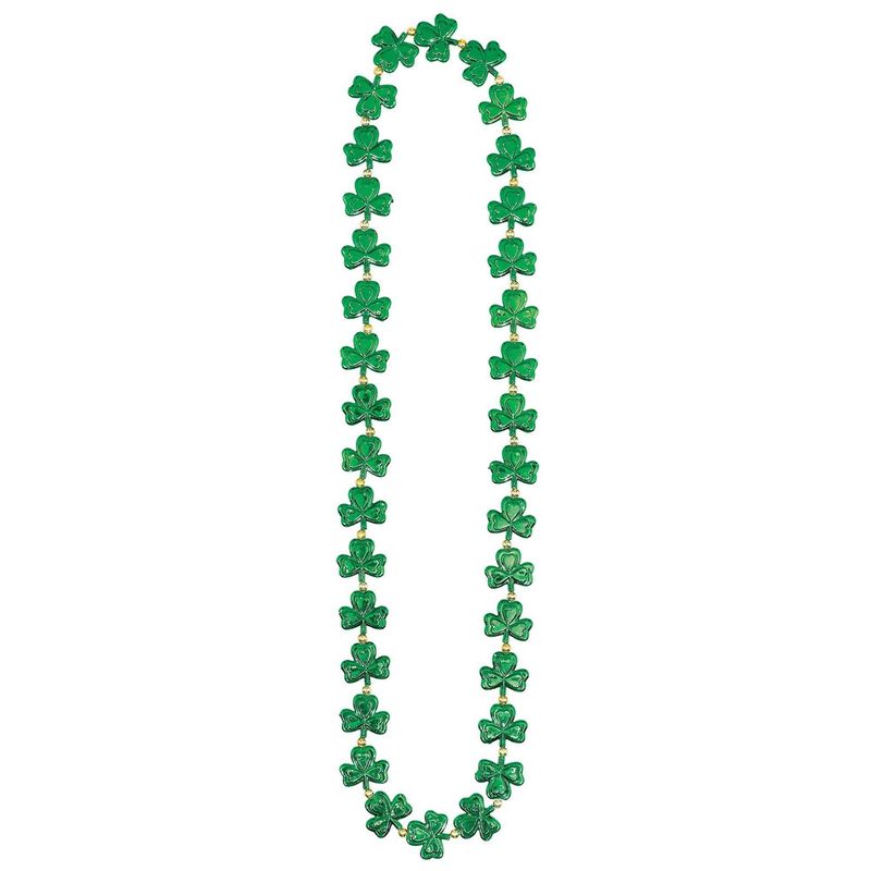 Shamrock Frenzy Necklace 36&quot;