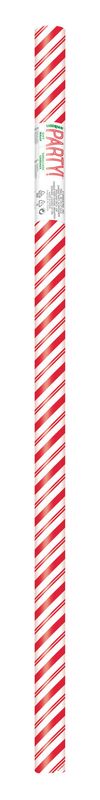 Red Stripe Snowman Gift Wrap 30&quot;X5FT