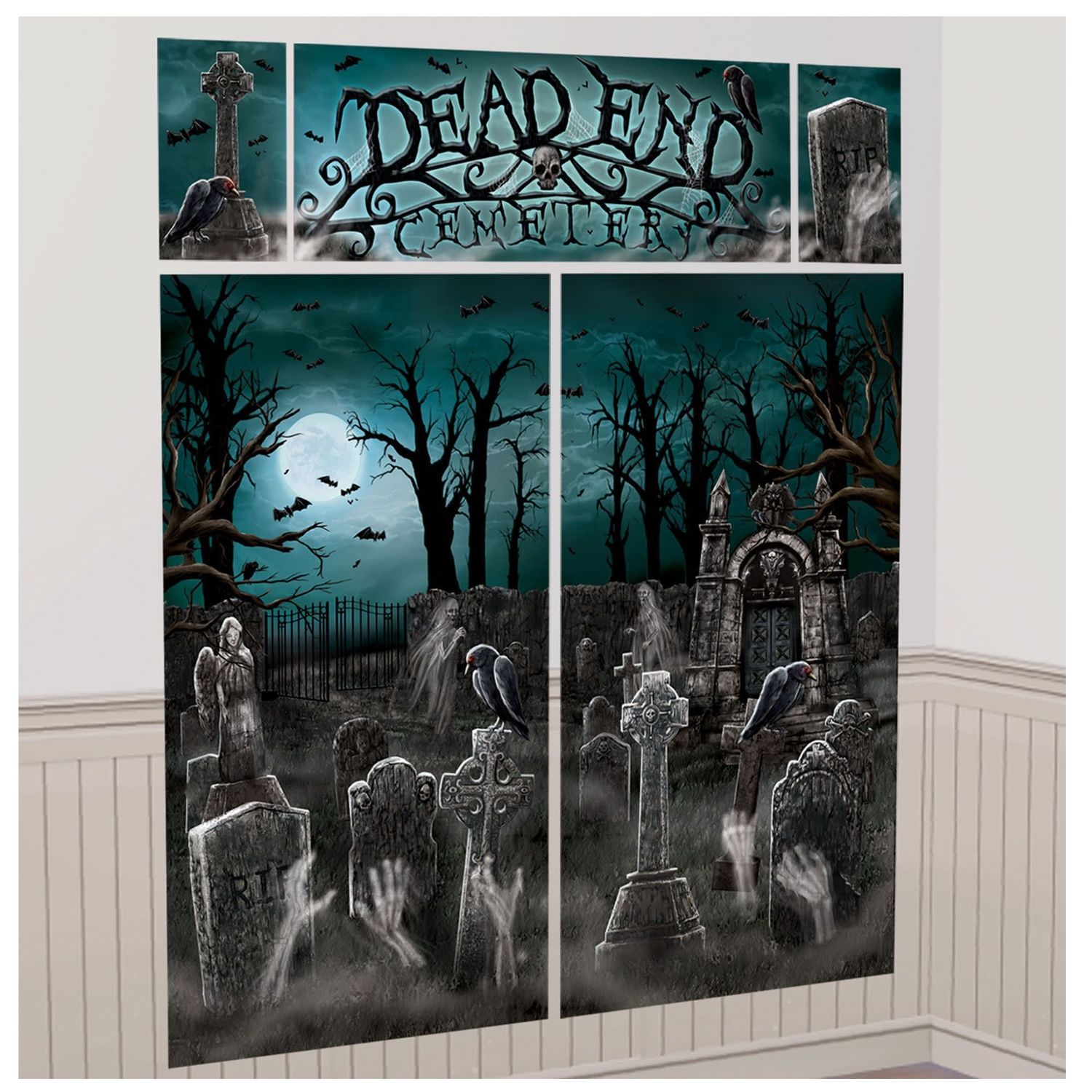 Cemetery Scene Setters® Wall Decorating Kit