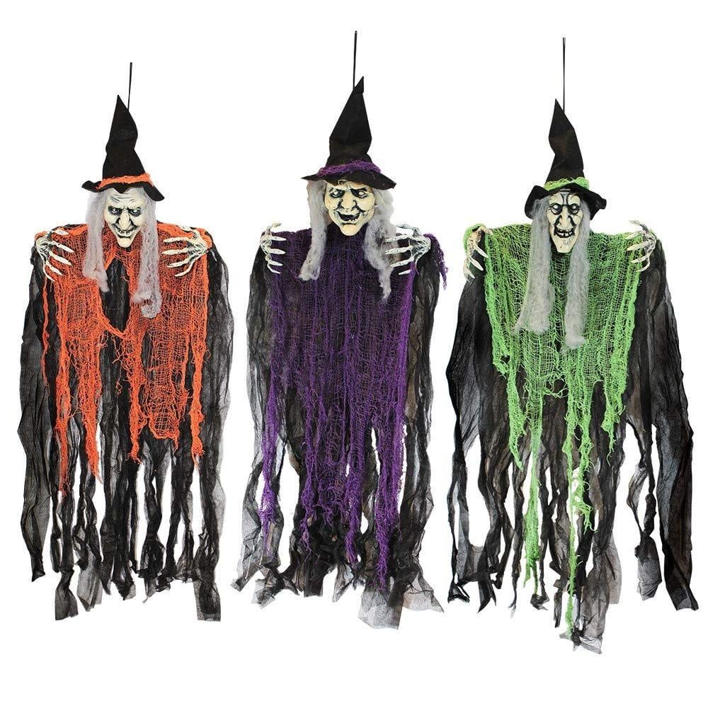 29.5&quot; Hanging Witch Assortment
