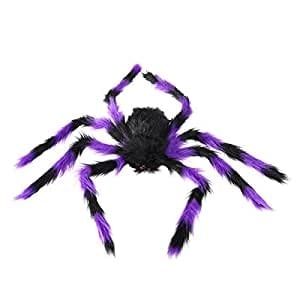 48&quot; Spider Assorted Colours (Black with Purple, Lime or Orange)