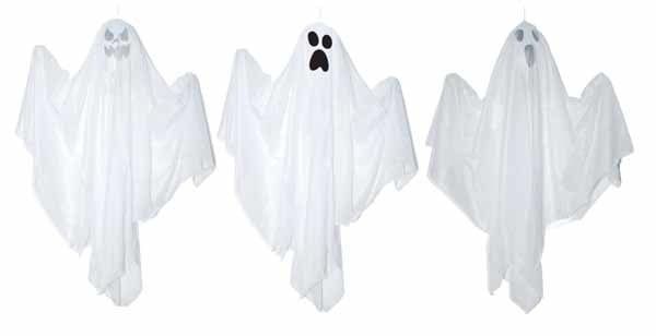 18&quot; Hanging Ghost Assortment