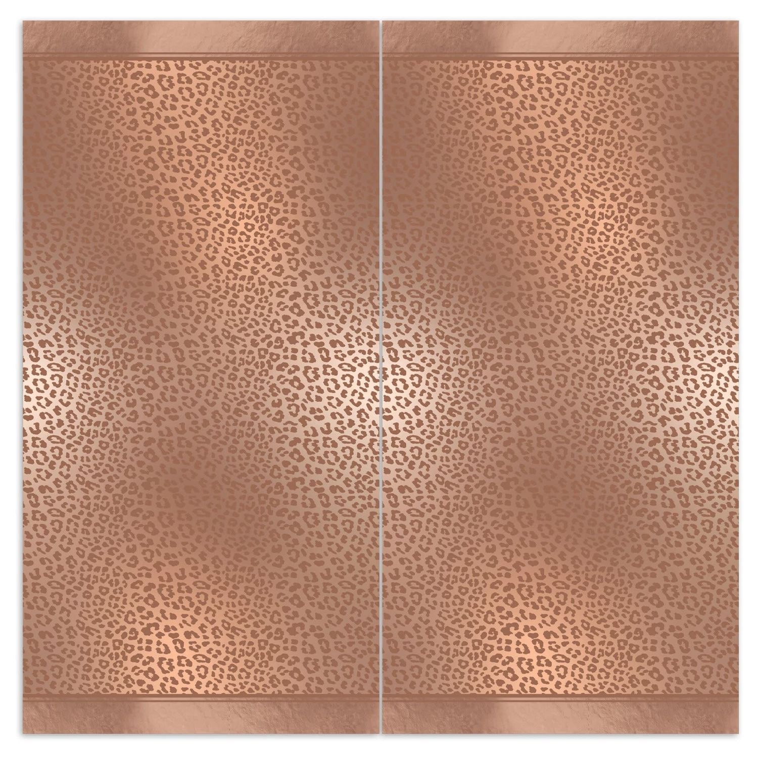 Rose Gold Leopard Scene Setter Backdrop