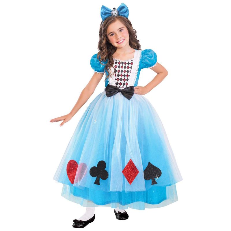 Girls Miss Wonderland - Medium (8-10) Costume