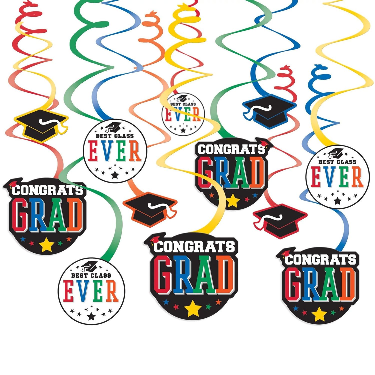 Grad Value Pack Swirl Decorations (12)