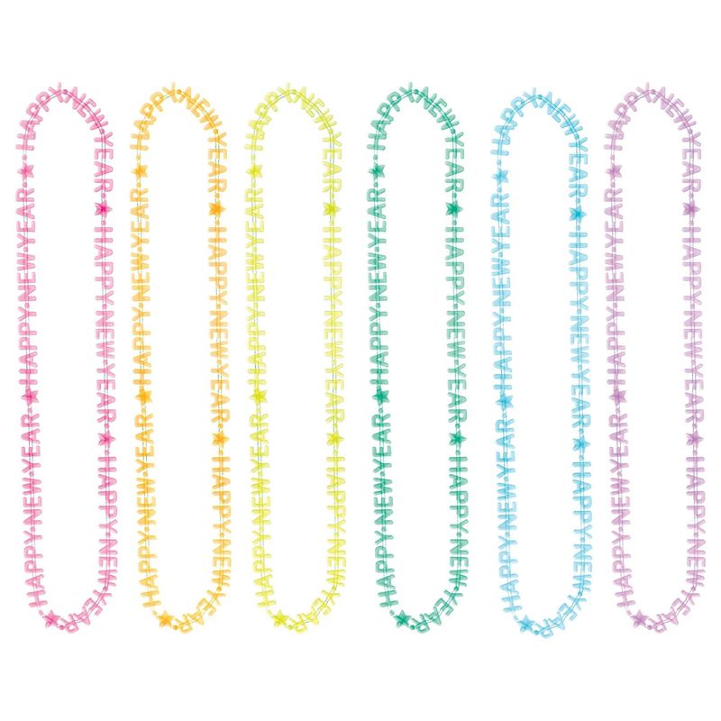 Happy New Year Glow Necklaces (6)
