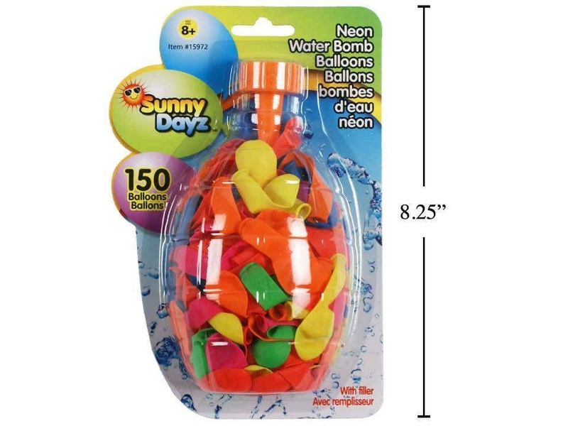 Sunny Dayz 150ct. Neon Water Bomb Balloons