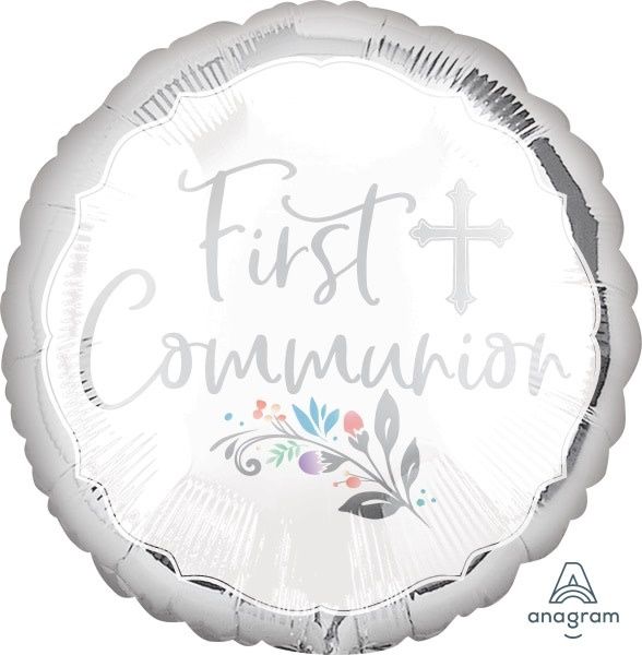 First Communion 18&quot; Mylar Balloon