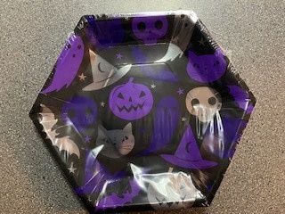 Spellbound Halloween 9.25&quot; Hexagon Shaped Plate
