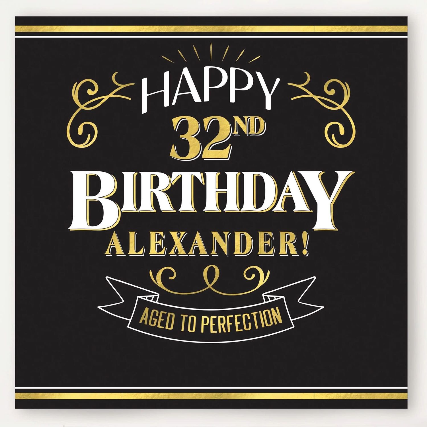 Better with Age Birthday Customizable Backdrop 5&#39; 5&quot; x 5&#39; 5&quot;