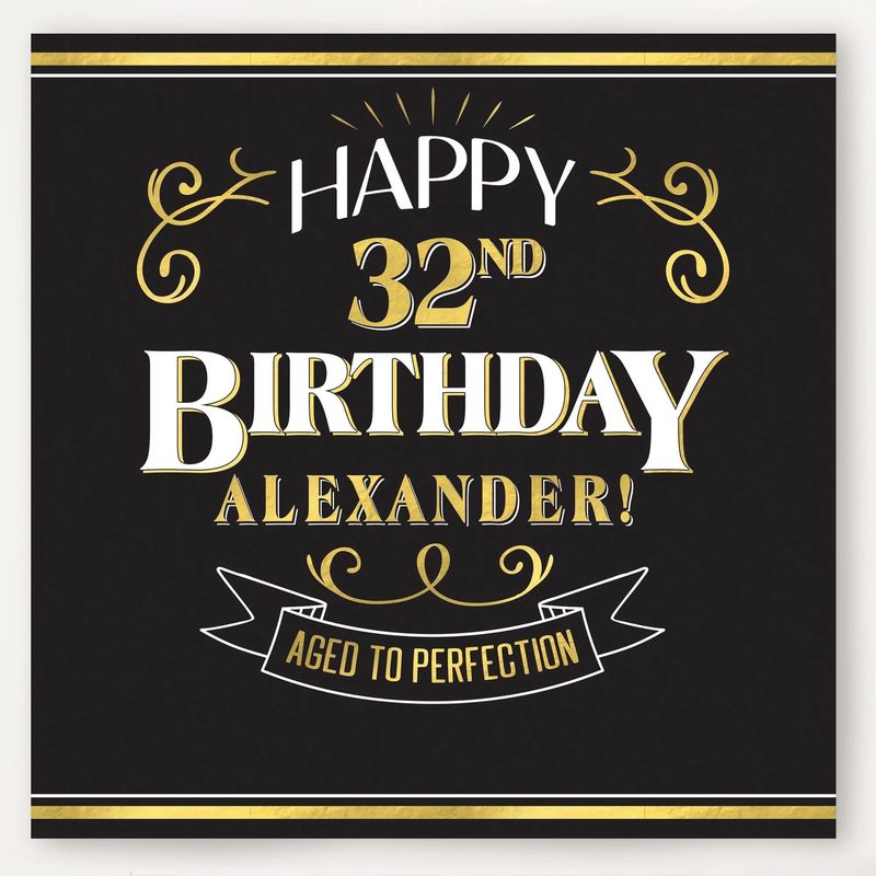 Better with Age Birthday Customizable Backdrop 5&#39; 5&quot; x 5&#39; 5&quot;