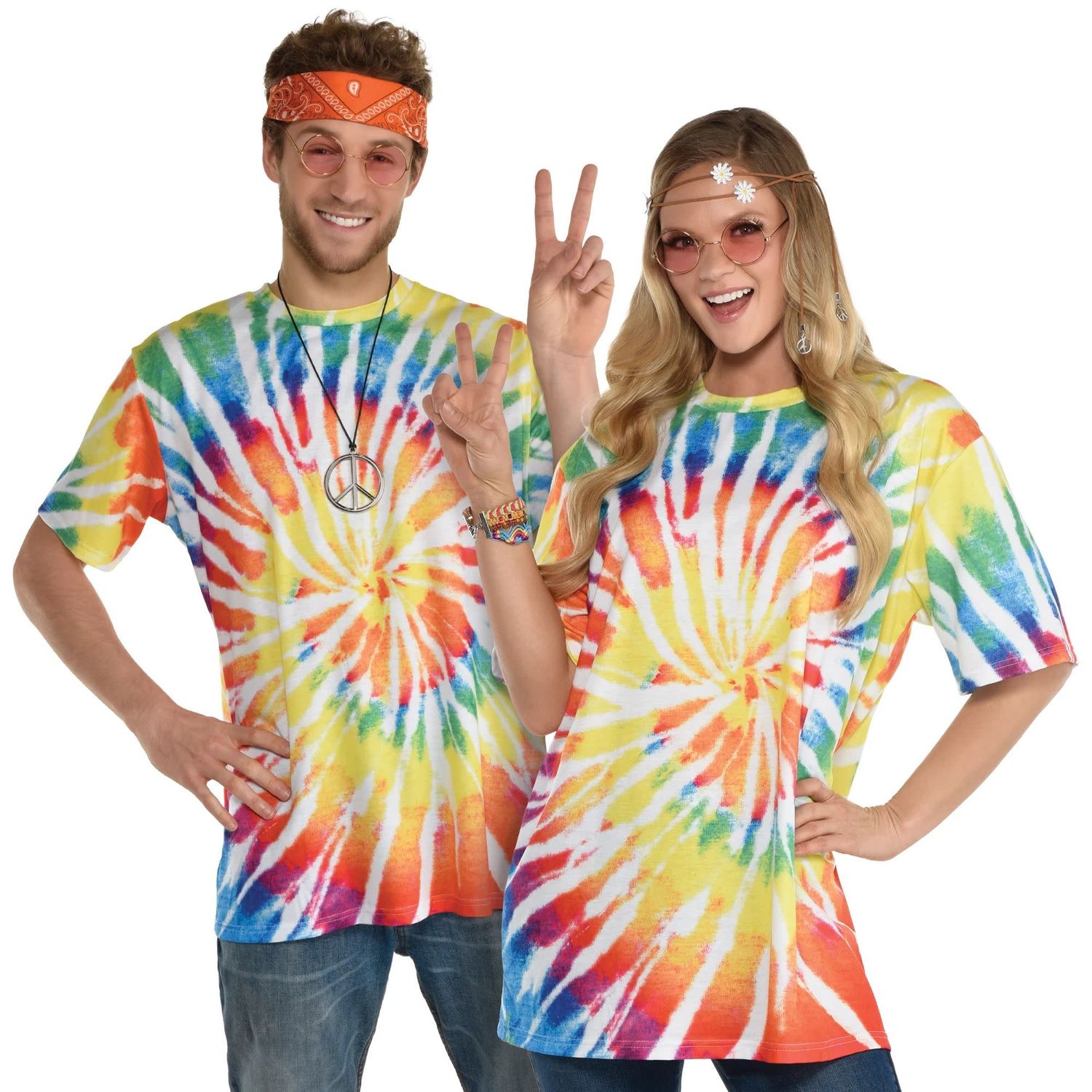 60&#39;s Tie Dye Shirt - Adult Small/Medium Unisex