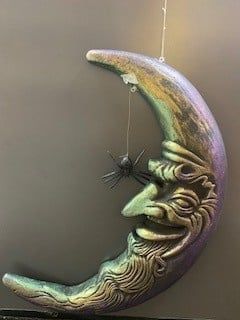 Hanging Moon W/ Spider