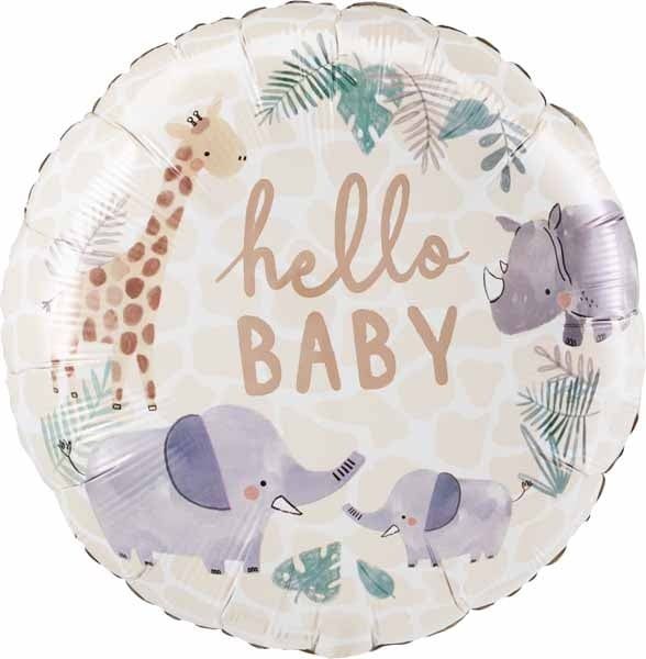 Soft Jungle Baby 18&quot; Mylar Balloon