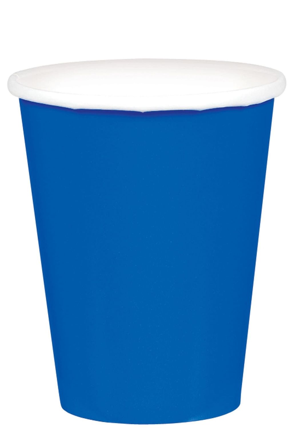 9 oz. Paper Cups, Mid Ct. - Bright Royal Blue (20)