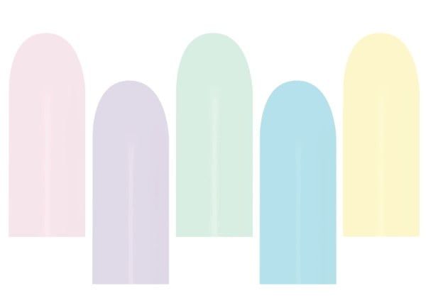 260 Pastel Matte Assortment (100)
