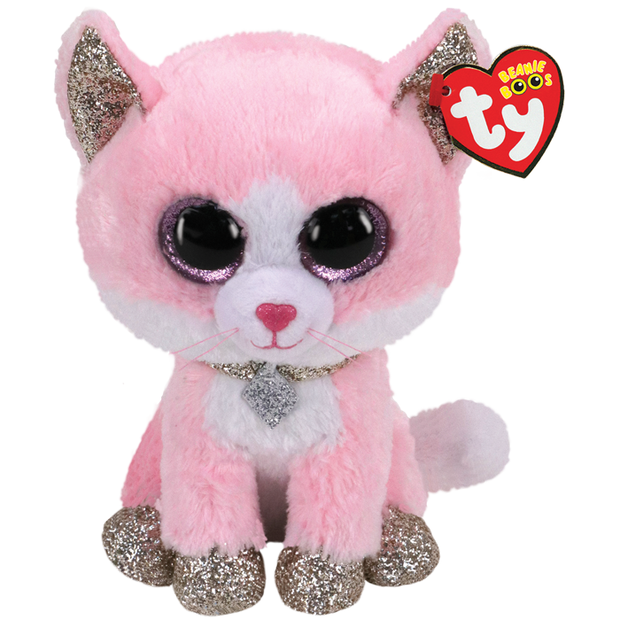 Beanie Boos Pink Cat Fiona