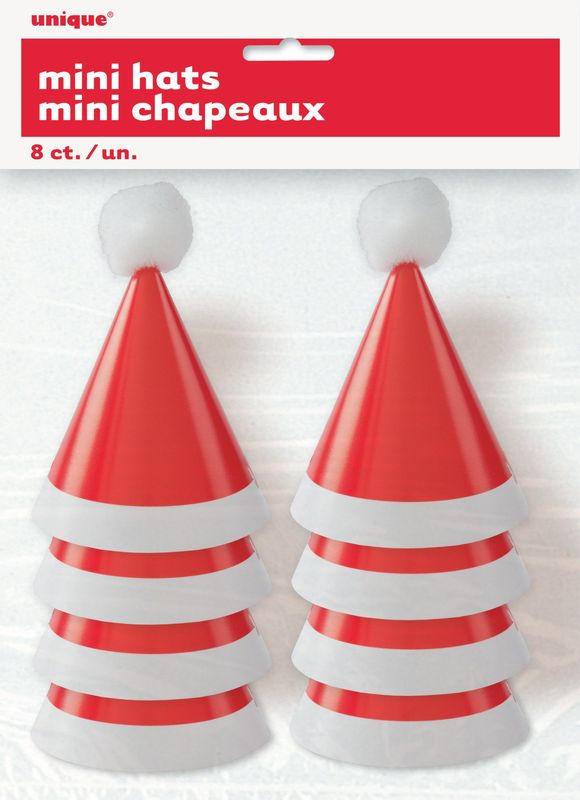 Mini Pom Pom Santa Party Hat (8)