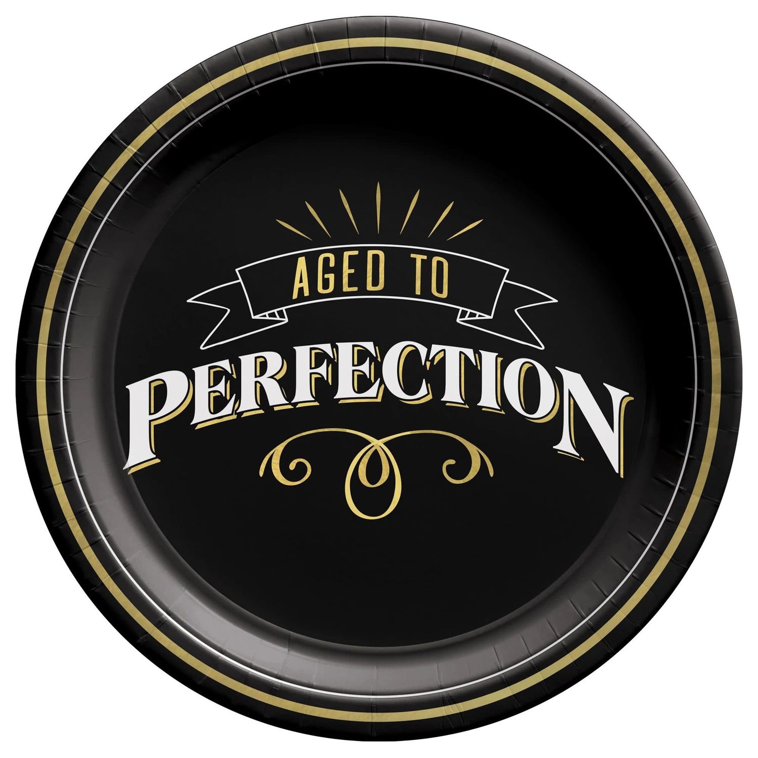 Better with Age Birthday Round Plates, 7&quot; (8)