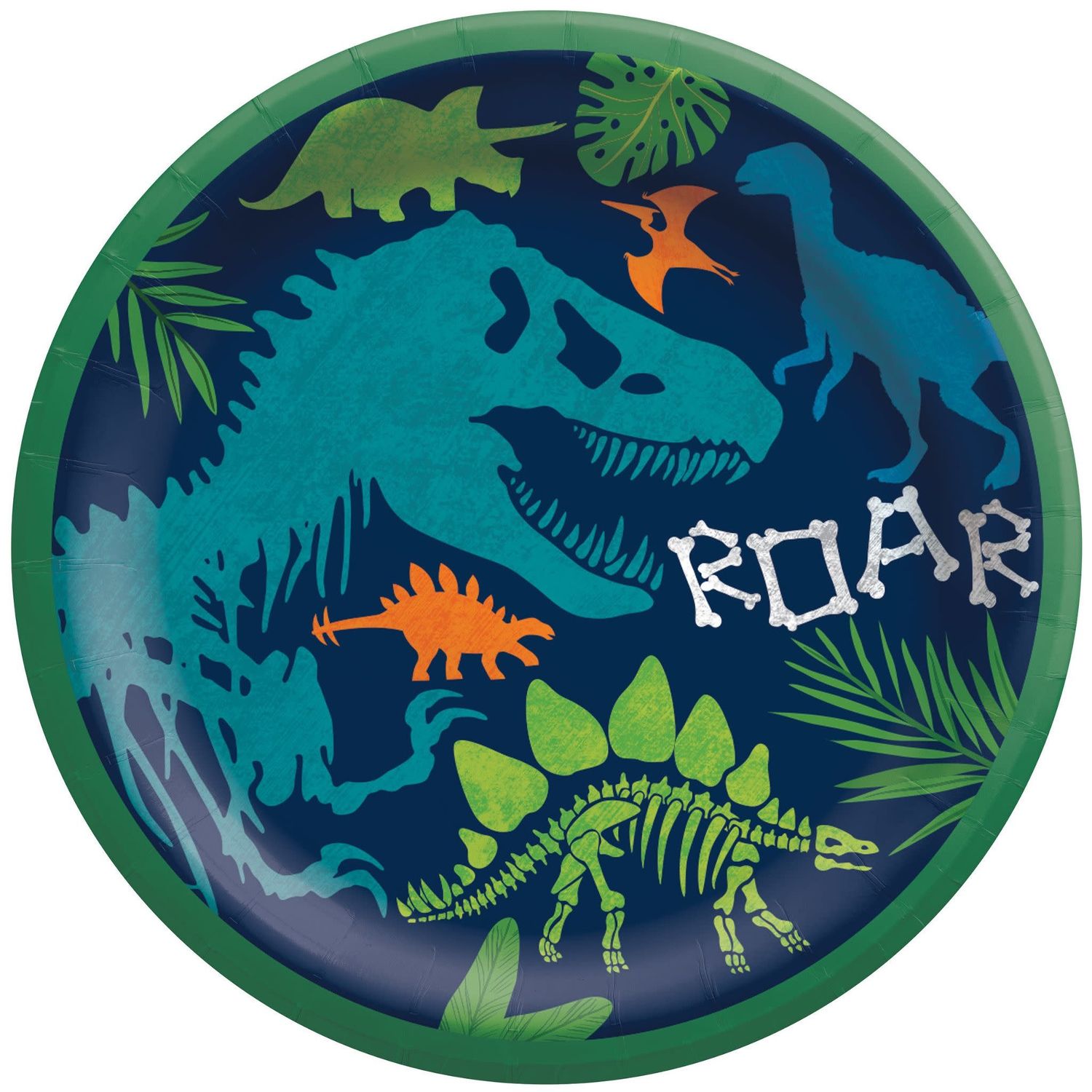 Dino-Mite Birthday 6 3/4&quot; Plates (8)