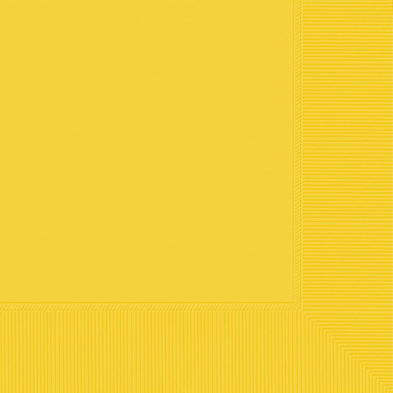 2-Ply Beverage Napkins, Mid Ct. - Yellow Sunshine (40)