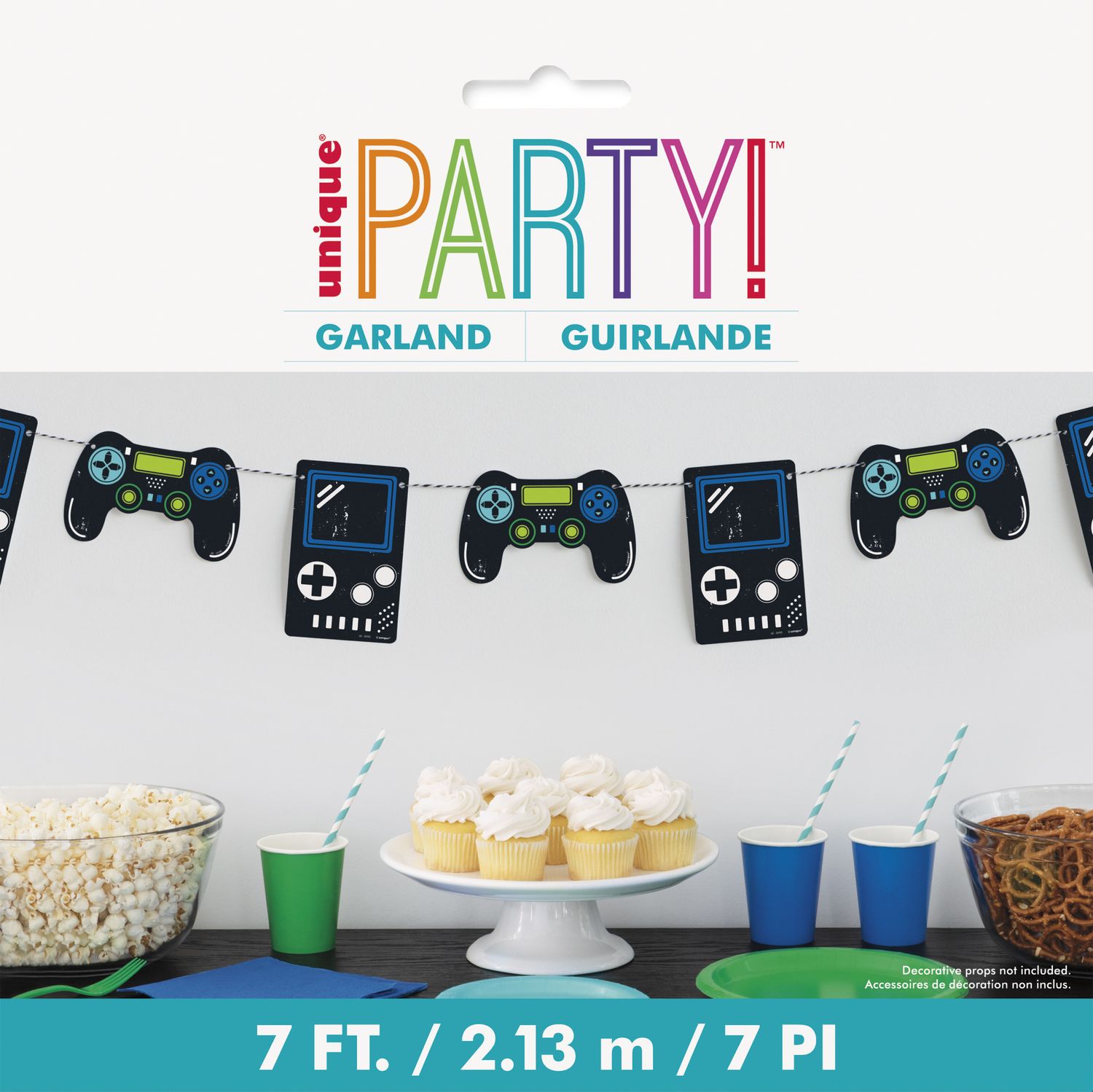 Gamer Birthday Garland 7ft