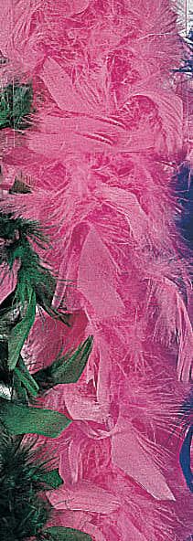 Hot pink 6 Ft Super Turkey Feather Boa