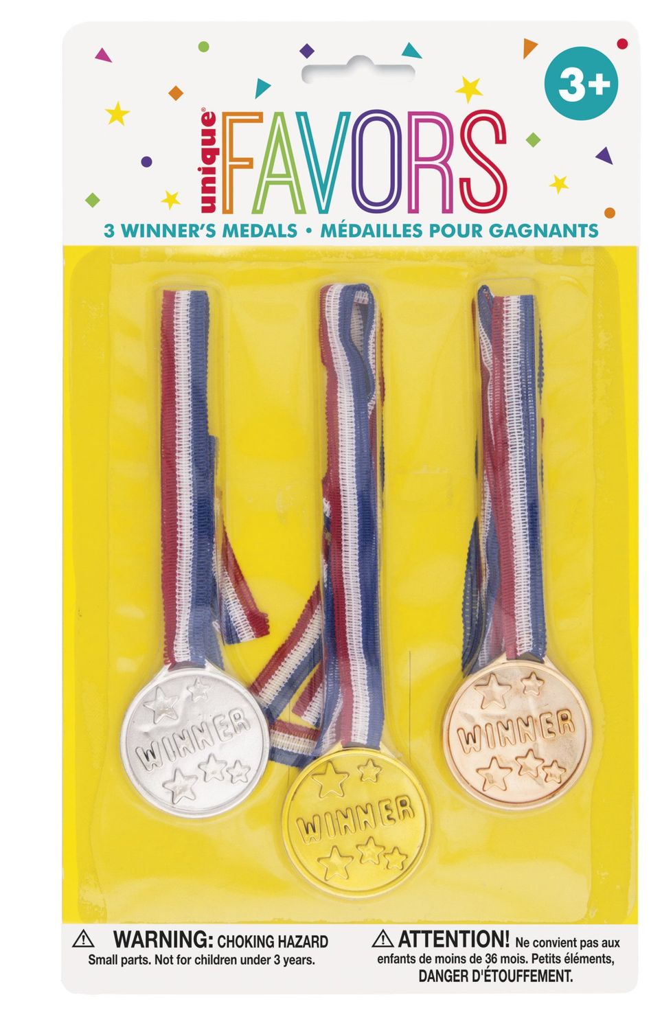 Gold, Silver, &amp; Bronze Winner Medals (3)