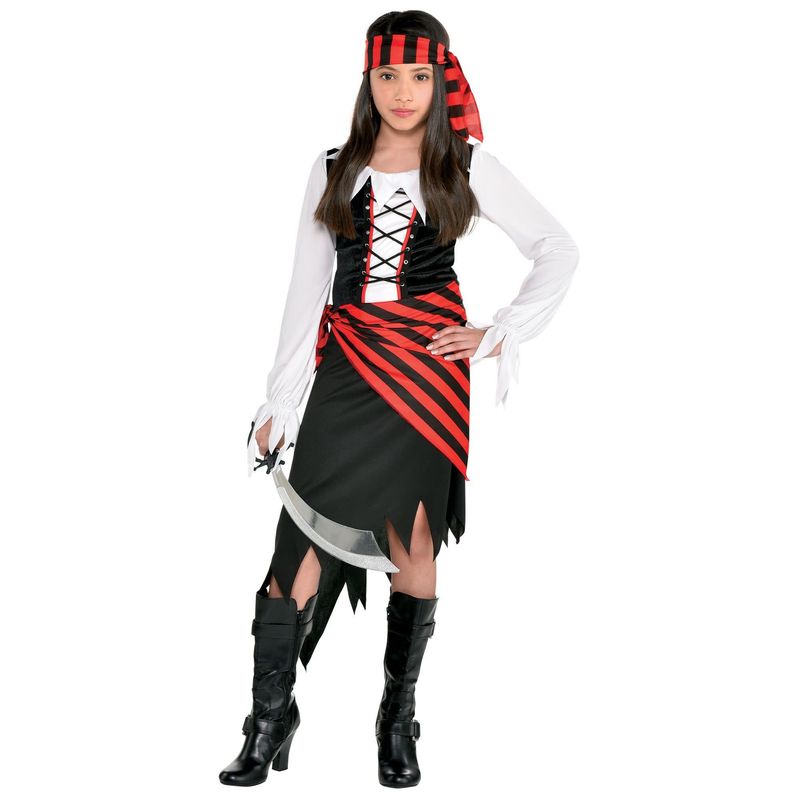 Girl&#39;s Buccaneer Beauty - Large (12-14) Costume