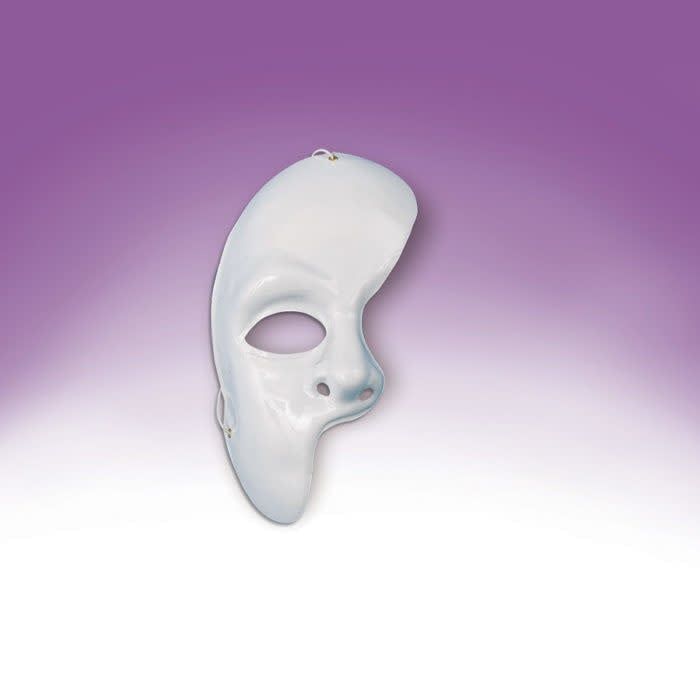 White Half Phantom Mask