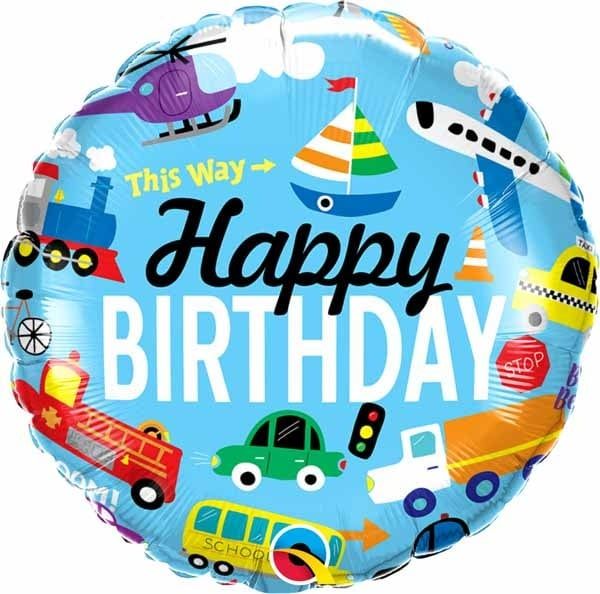 HBD Transportation 18&quot; Mylar Balloon