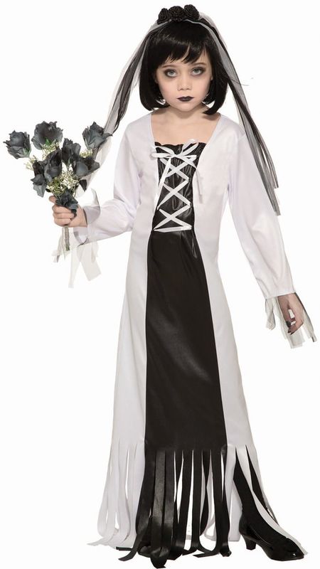 Girl&#39;s Cemetery Bride Small (4-6) Costume