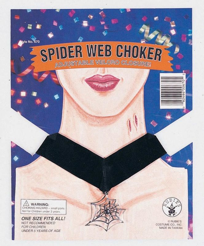 Spider Web Choker Necklace