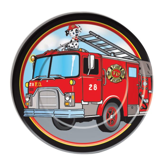 Firefighter 9&quot; Paper Plate (8)