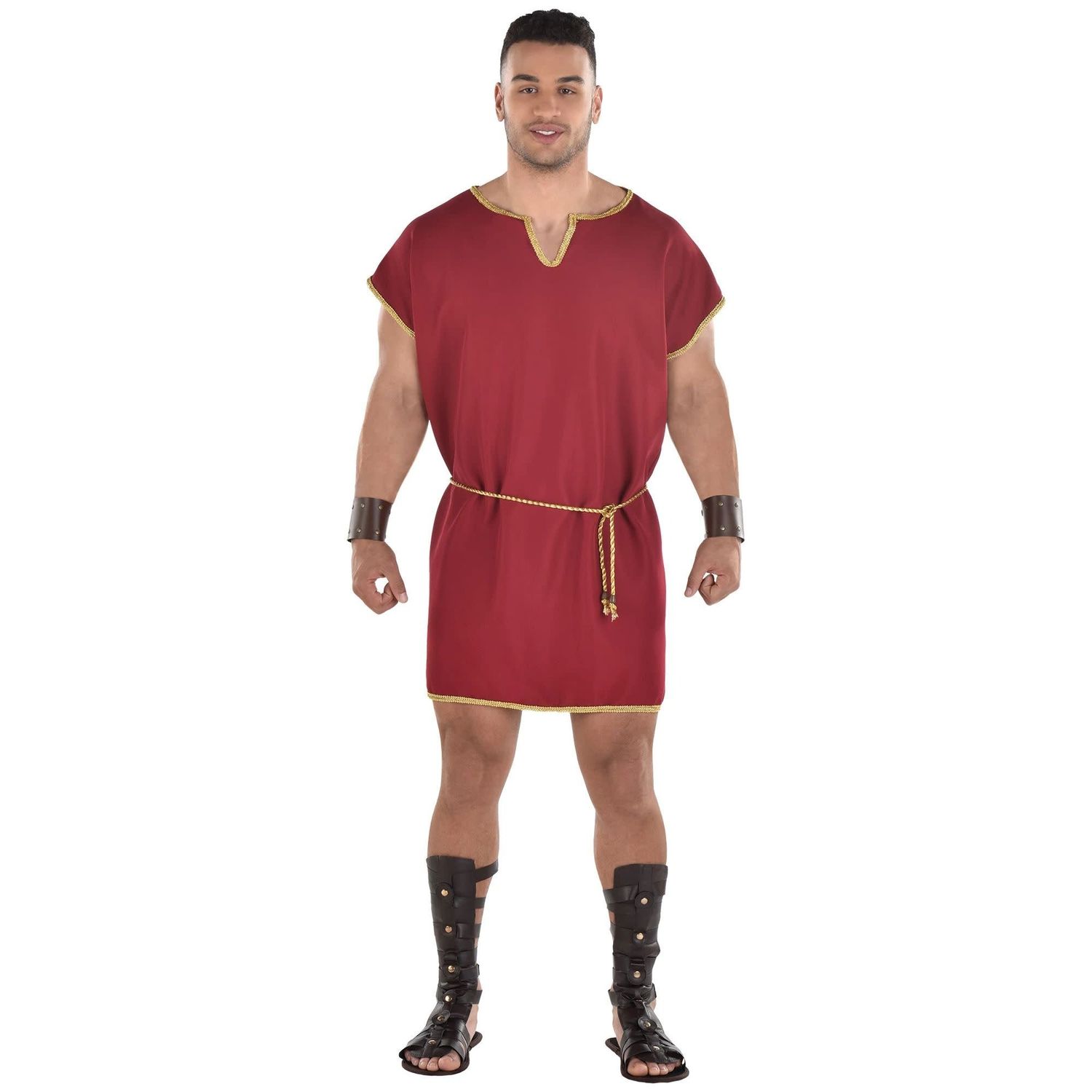 Men&#39;s Burgundy Tunic - Adult Standard Costume