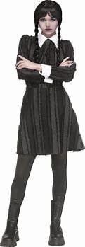 Women&#39;s Creepy Coed Medium/Large 10-14 Costume (Wednesday Adams)