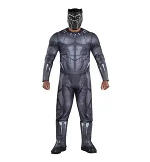 Men&#39;s Black Panther Deluxe Medium (28-30) Costume