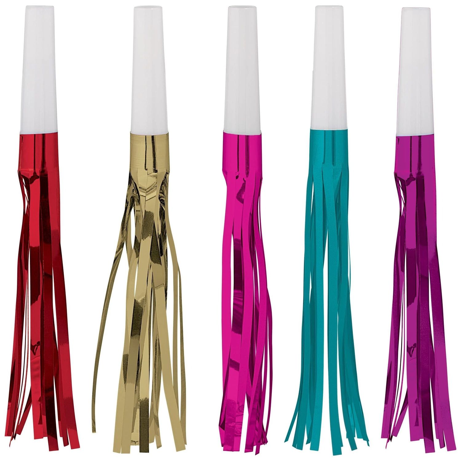 New Years Fringed 7&quot; Squawker Colorful (8)