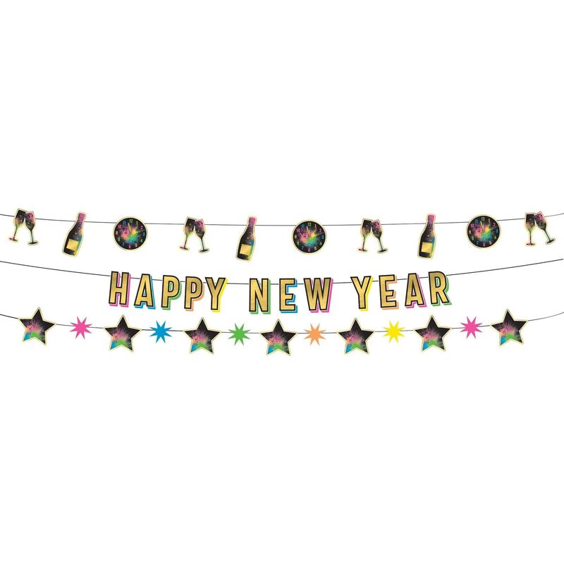 Countdown Glow Triple Banner 3 Banners, 72&quot; Long