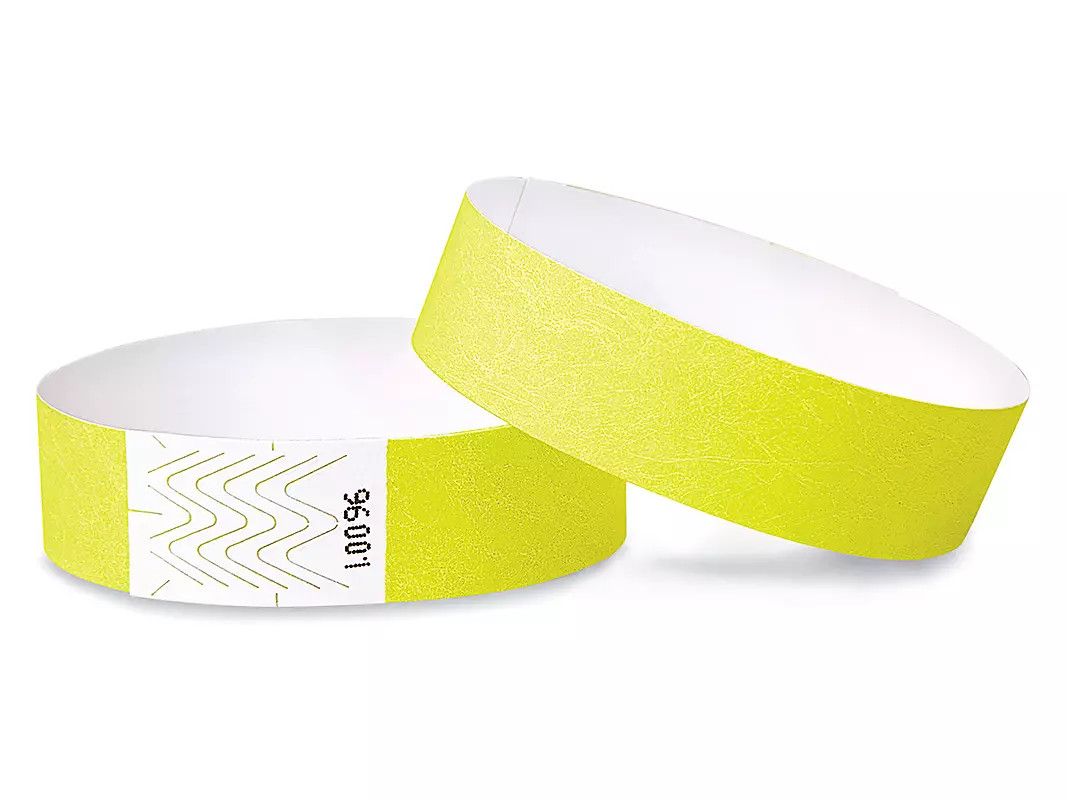 Wristbands Neon Yellow (500)