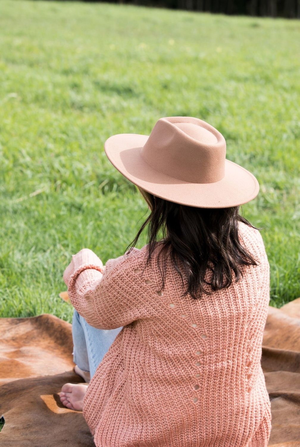 Ariel Vegan Felt Rancher, Color: Tan