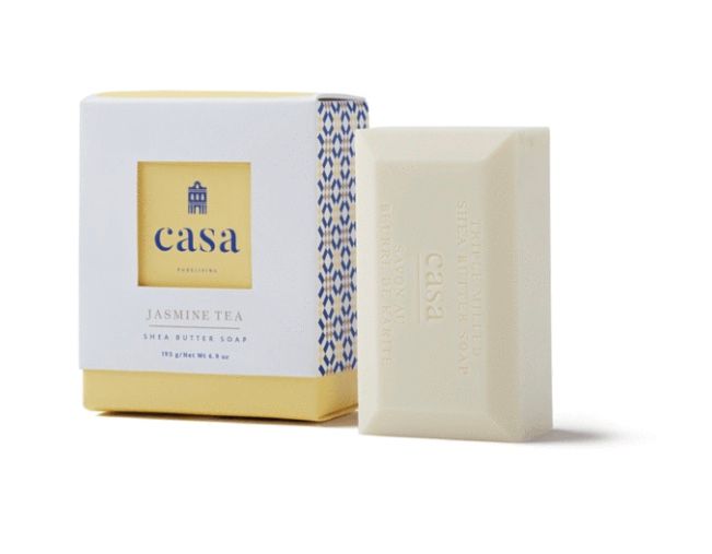 Casa - Shea Butter Soap, Scent: Jasmine Tea, Size: 195g