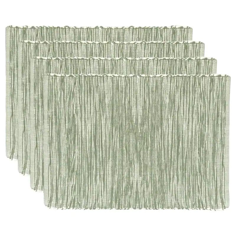 Shadows Placemat Set of 4, Color: Sea Green