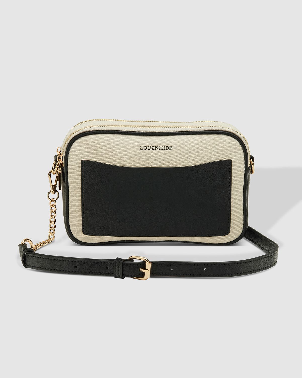 Jolene Canvass Crossbody, Color: Black