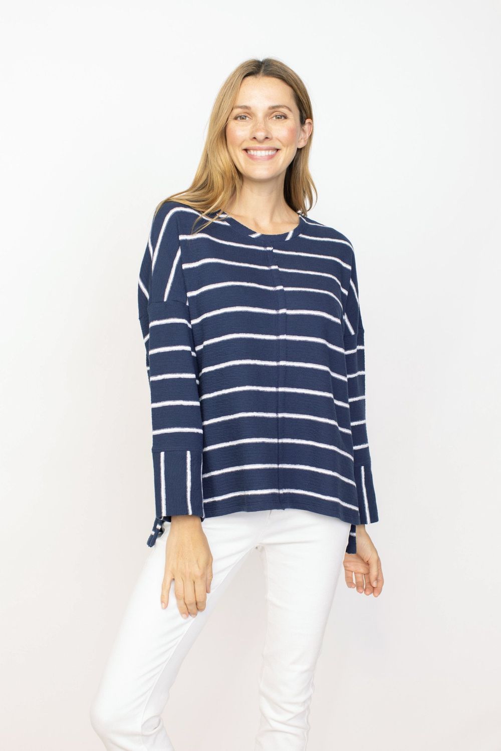 Habitat Striped Boxy Crew H85106