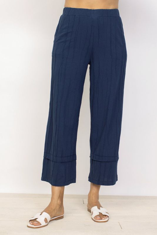 Pieced Hem Flood Pant 16571