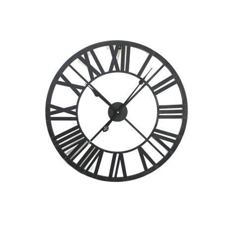 Metal Frame Rom Num Wall Clock