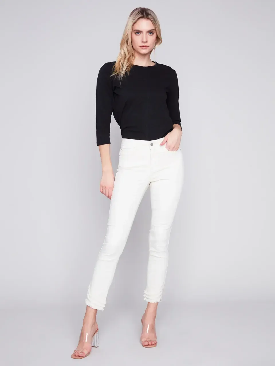 Charlie Ripped Hem Jean C5273S