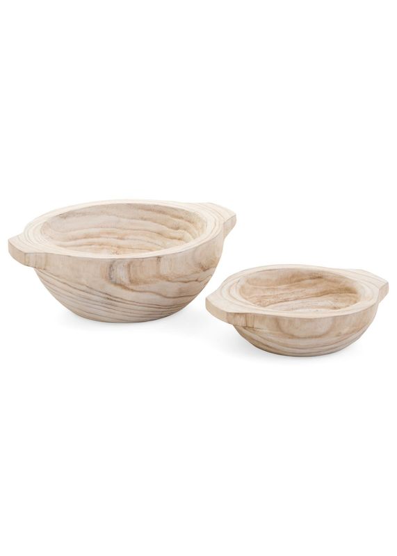 Sm Paulownia Wood Bowl